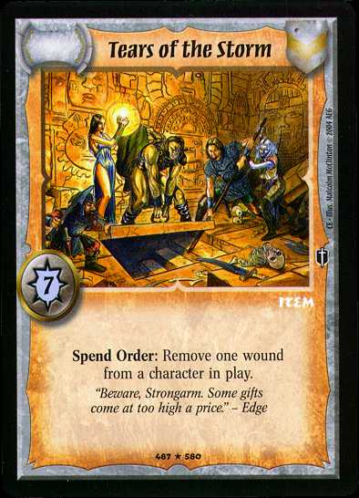 Tears of the Storm - Foil